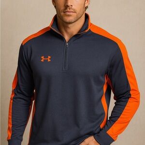 Under Armour Men's Charcoal and Orange Performance Jacket